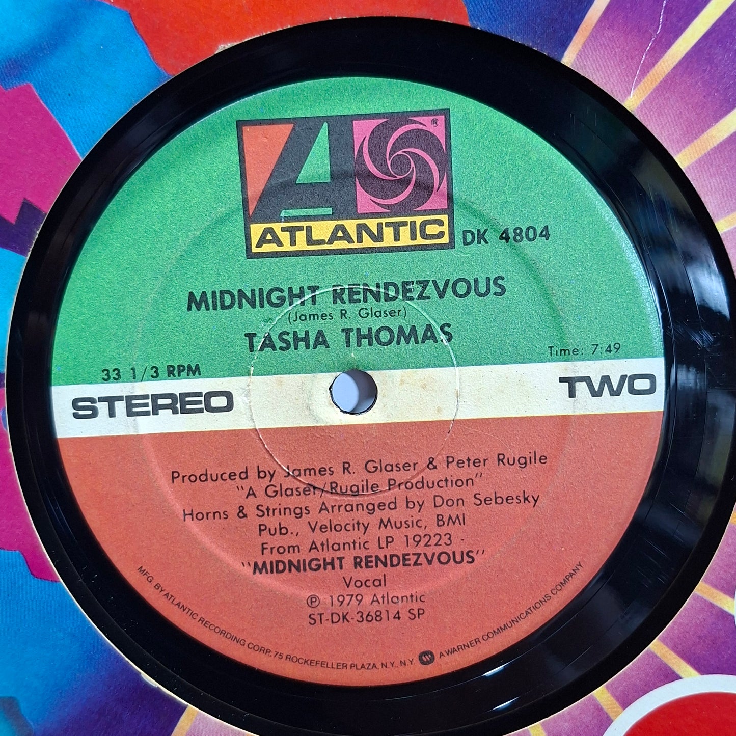 maxi single 12" Tasha Thomas Hot Buttered Boogie / Midnight Rendezvous made usa 1979 funk soul disco