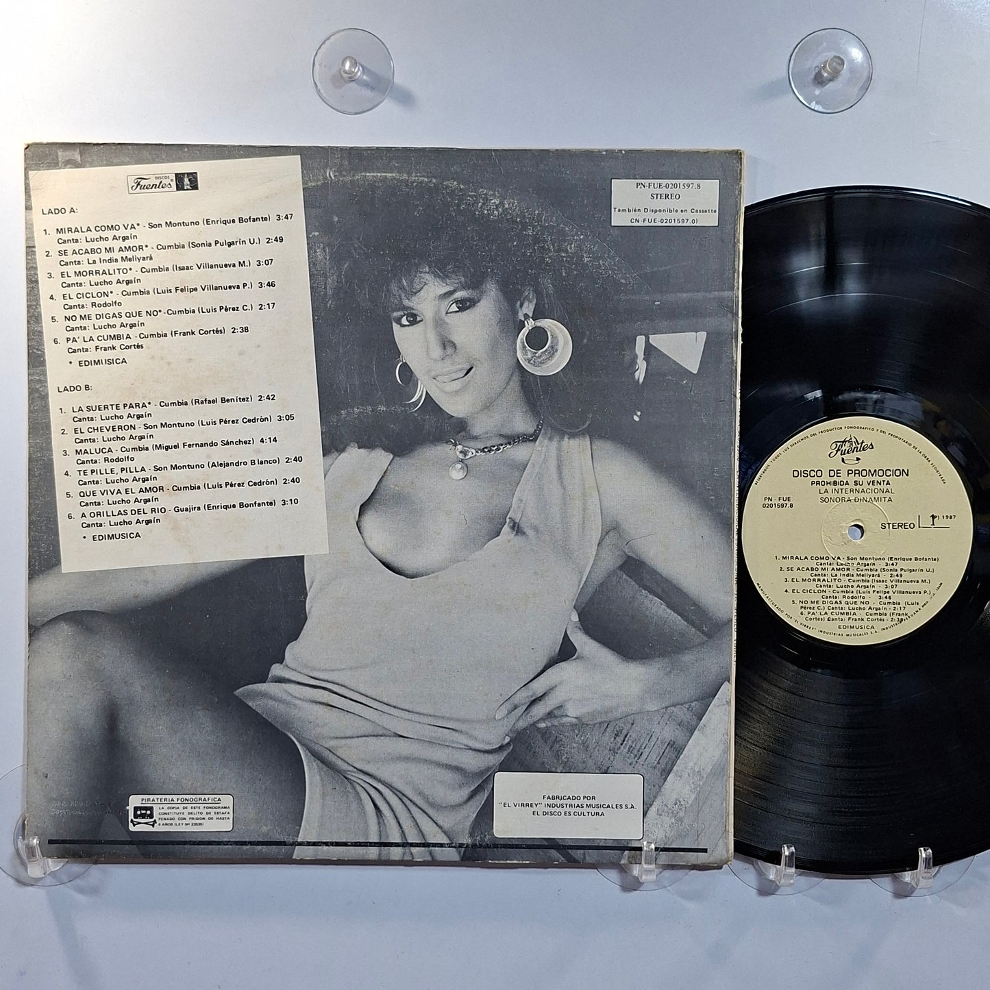 lp La Sonora Dinamita La Internacional made peru 1987 promocional latin cumbia