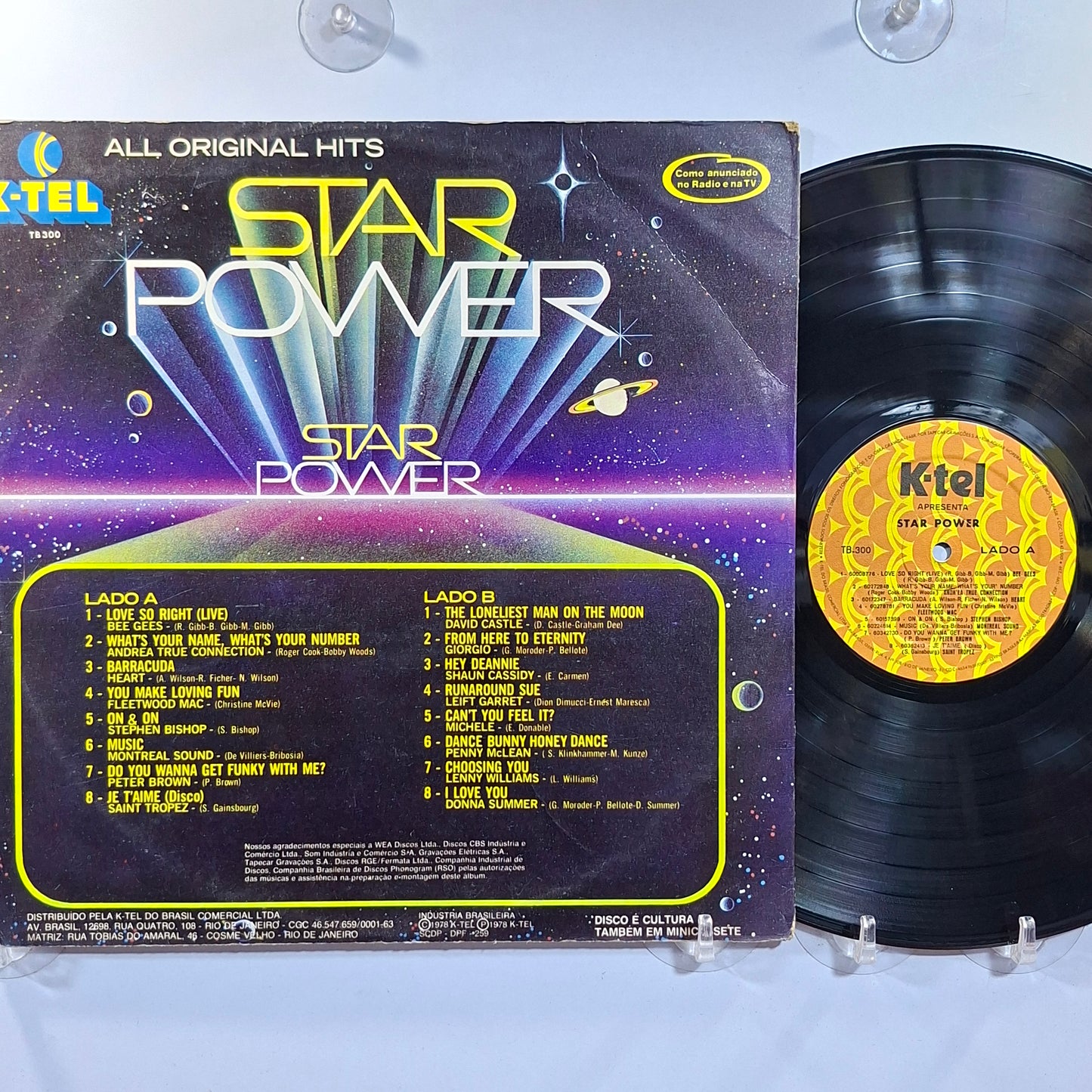 lp Star Power Bee Gees Fleetwood Mac Donna Summer heart varios made brasil 1978 soul pop rock