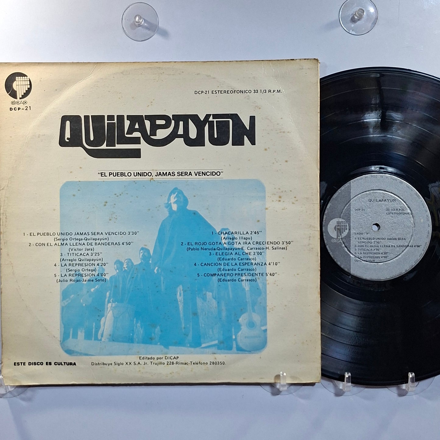 lp Quilapayun El Pueblo Unido Jamas Sera Vencido made peru 1975 latin protesta folk