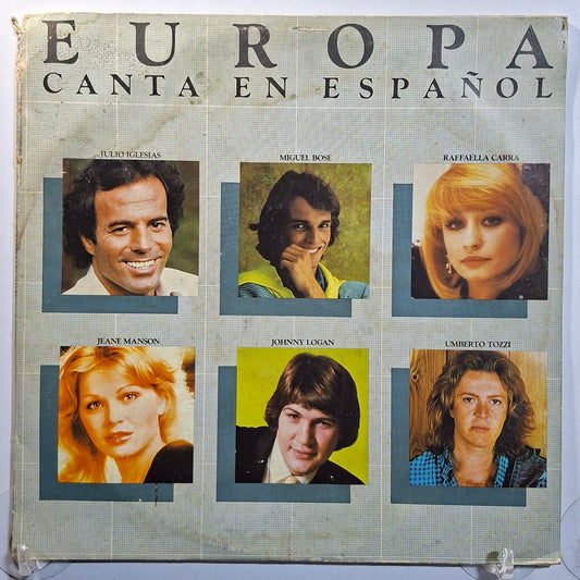 lp Europa canta en español umberto tozzi migule bose julio igleisas varios made peru 1980 latin pop