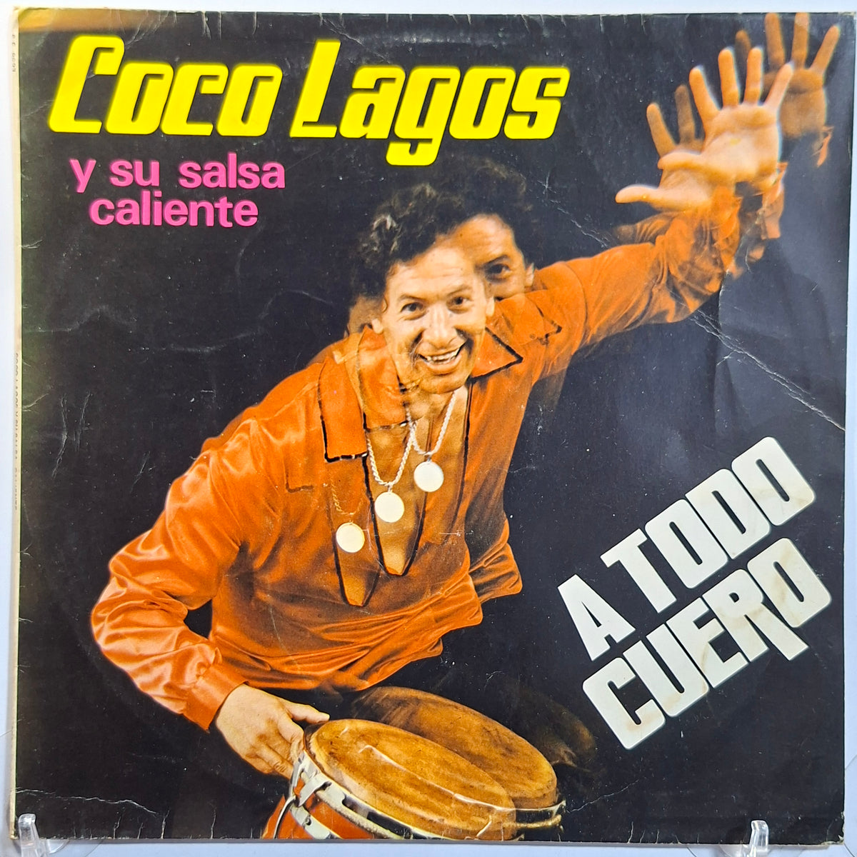 lp Coco Lagos Y Su Salsa Caliente A Todo Cuero made peru 1983 latin salsa