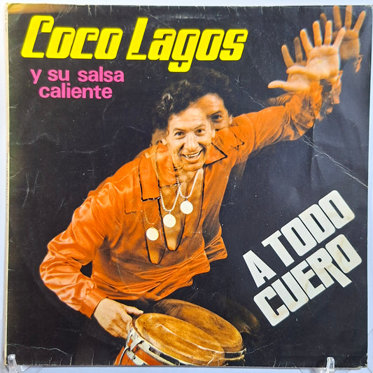 lp Coco Lagos Y Su Salsa Caliente A Todo Cuero made peru 1983 latin salsa
