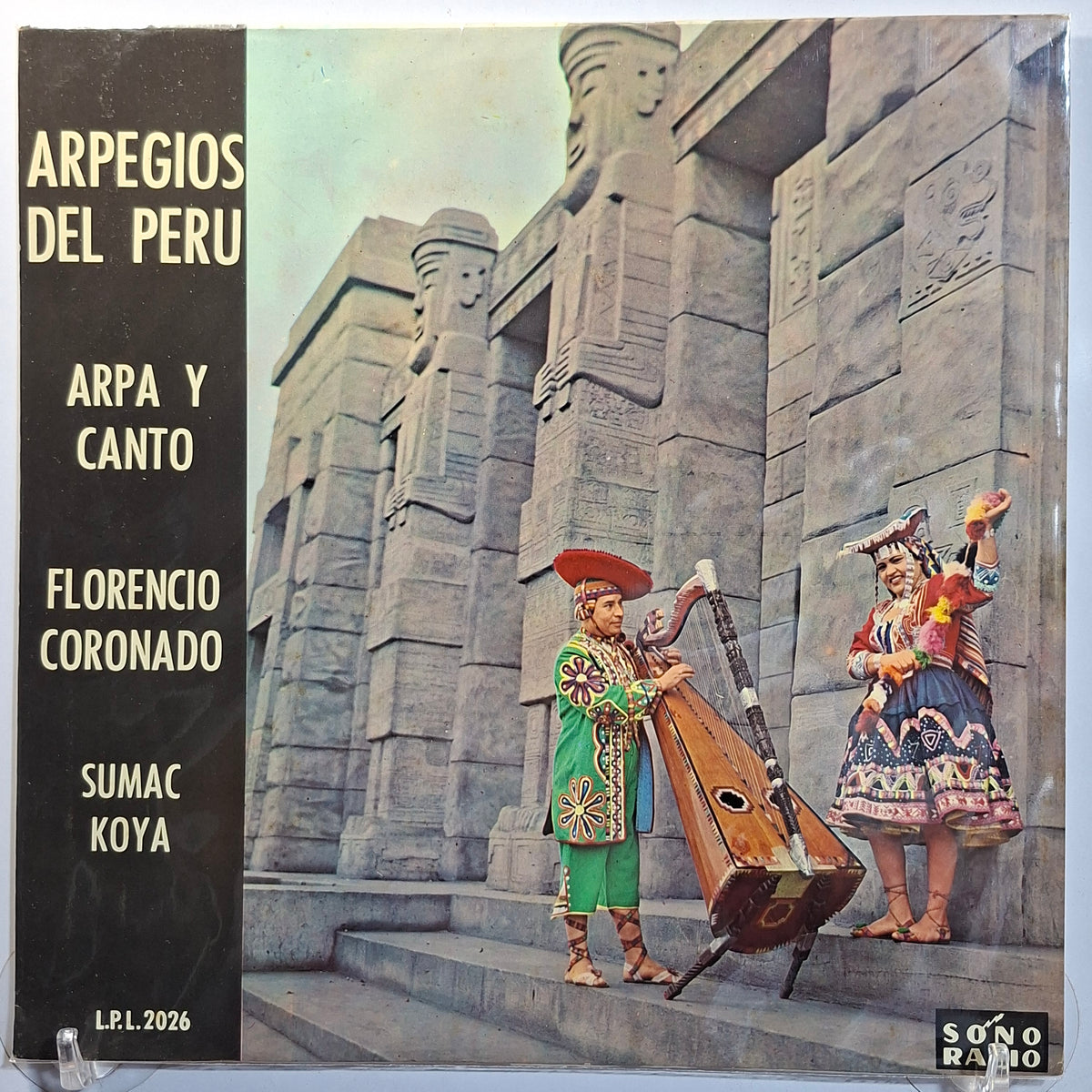 lp Florencio Coronado y Sumac Koya Arpegios del Peru made peru 1964 andean folk