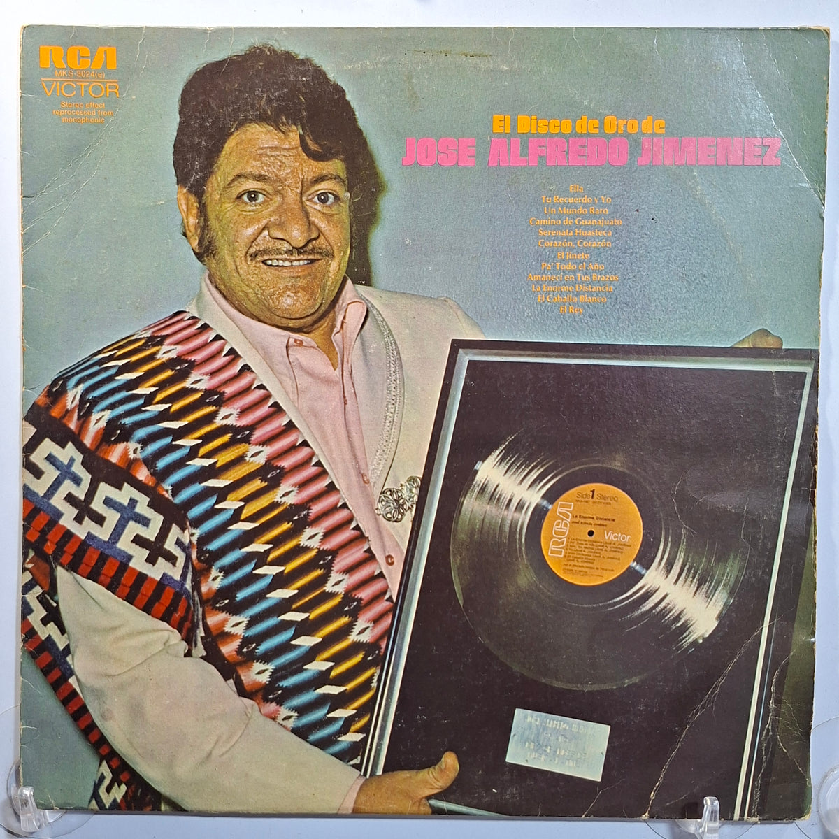 lp Jose Alfredo Jimenez El Disco De Oro De Jose Alfredo Jimenez made peru 1972 mariachi folk