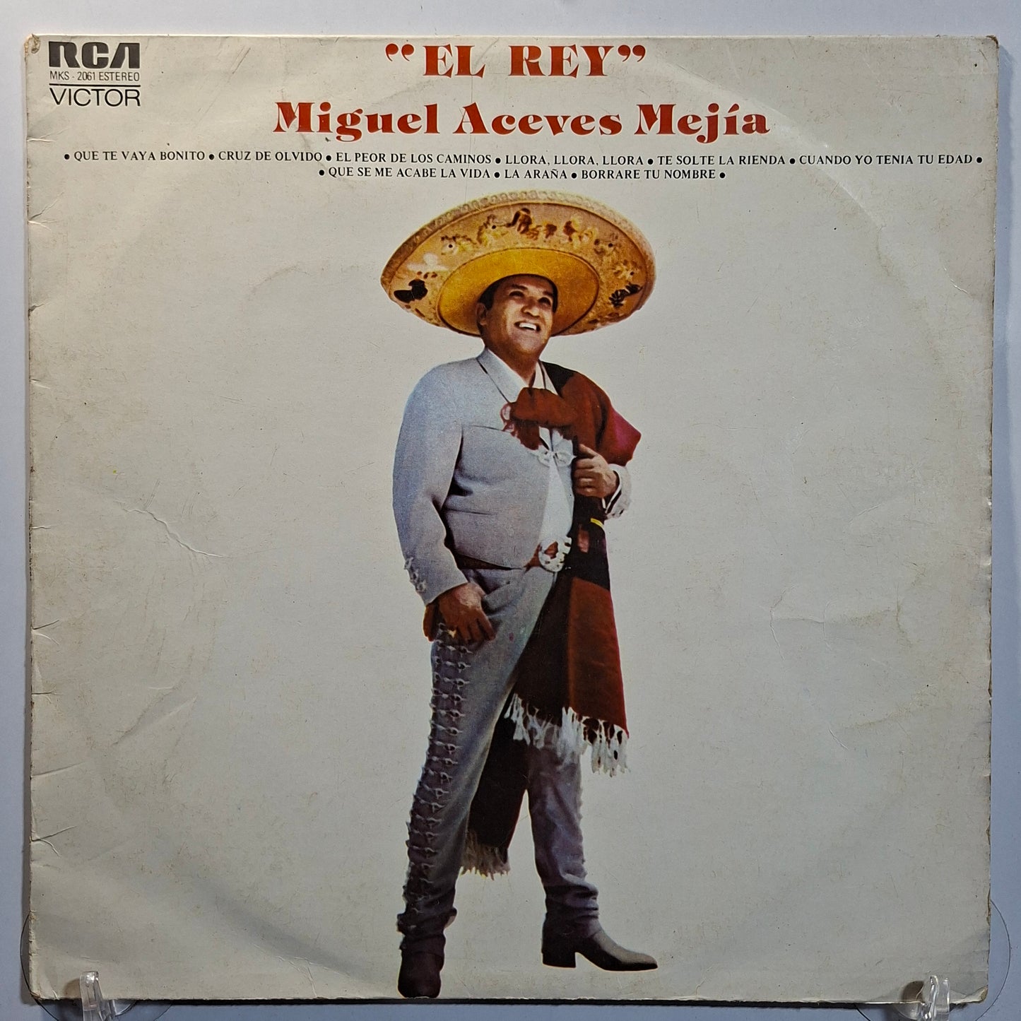 lp Miguel Aceves Mejia El Rey made peru 1977 ranchera folk