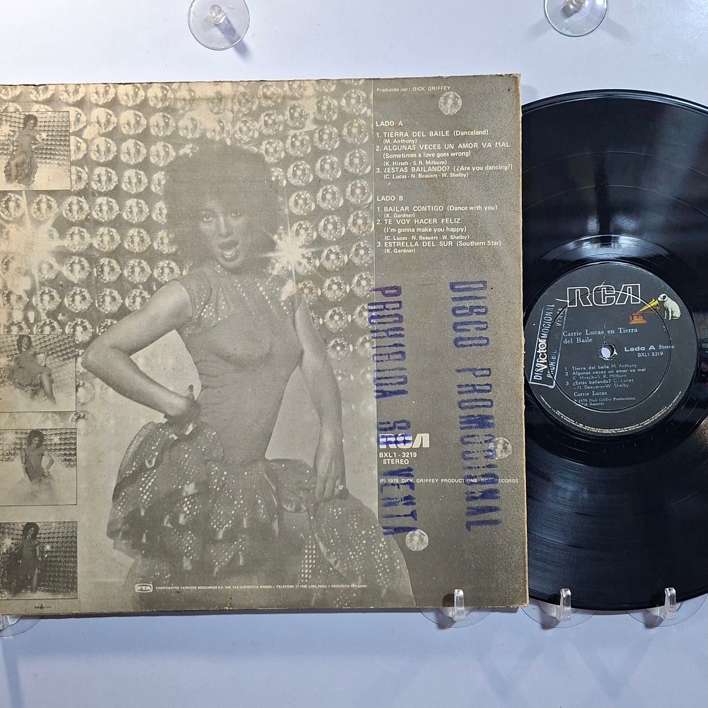 lp Carrie Luca In Danceland made peru 1979 promocional funk soul disco