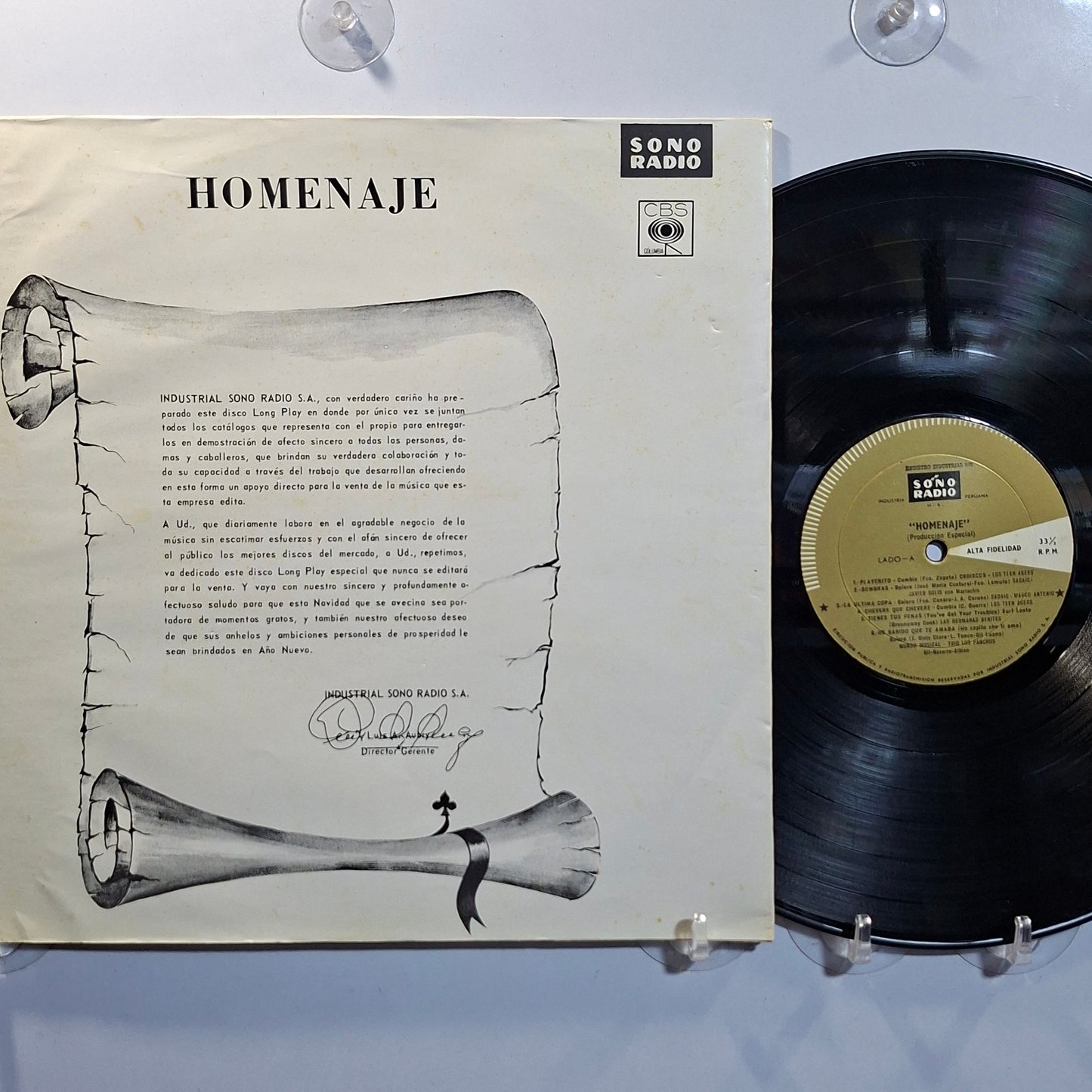 lp Homenaje mario cavagnaro teen agers koko montana varios made peru 1981 latin pop