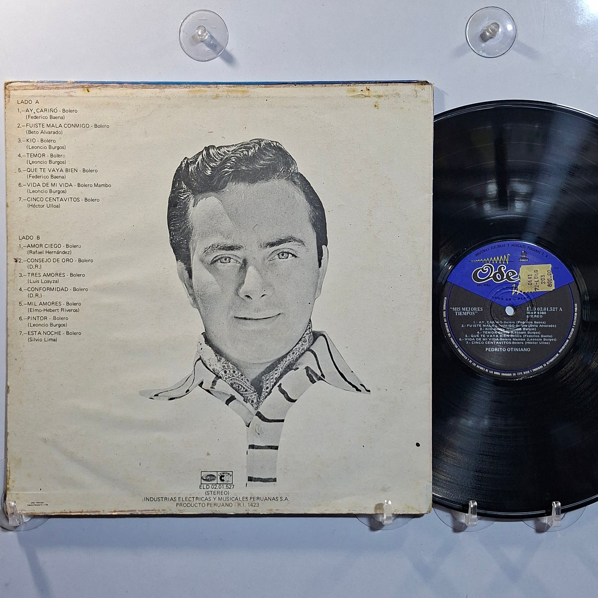 lp Pedrito Otiniano Mis Mejores Tiempos made peru 1970 latin bolero