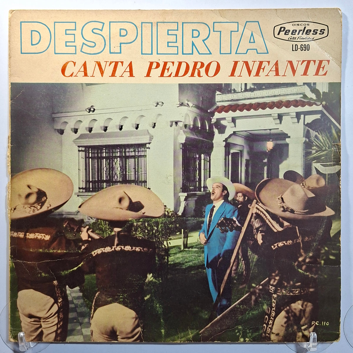 lp Pedro Infante Despierta te canta Pedro Infante made peru 1957 ranchera folk