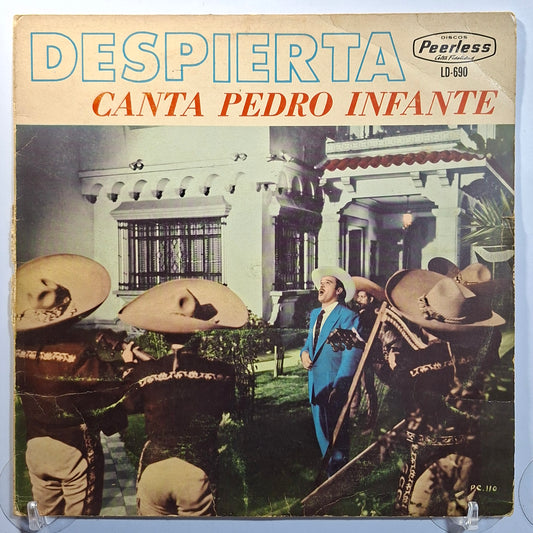 lp Pedro Infante Despierta te canta Pedro Infante made peru 1957 ranchera folk