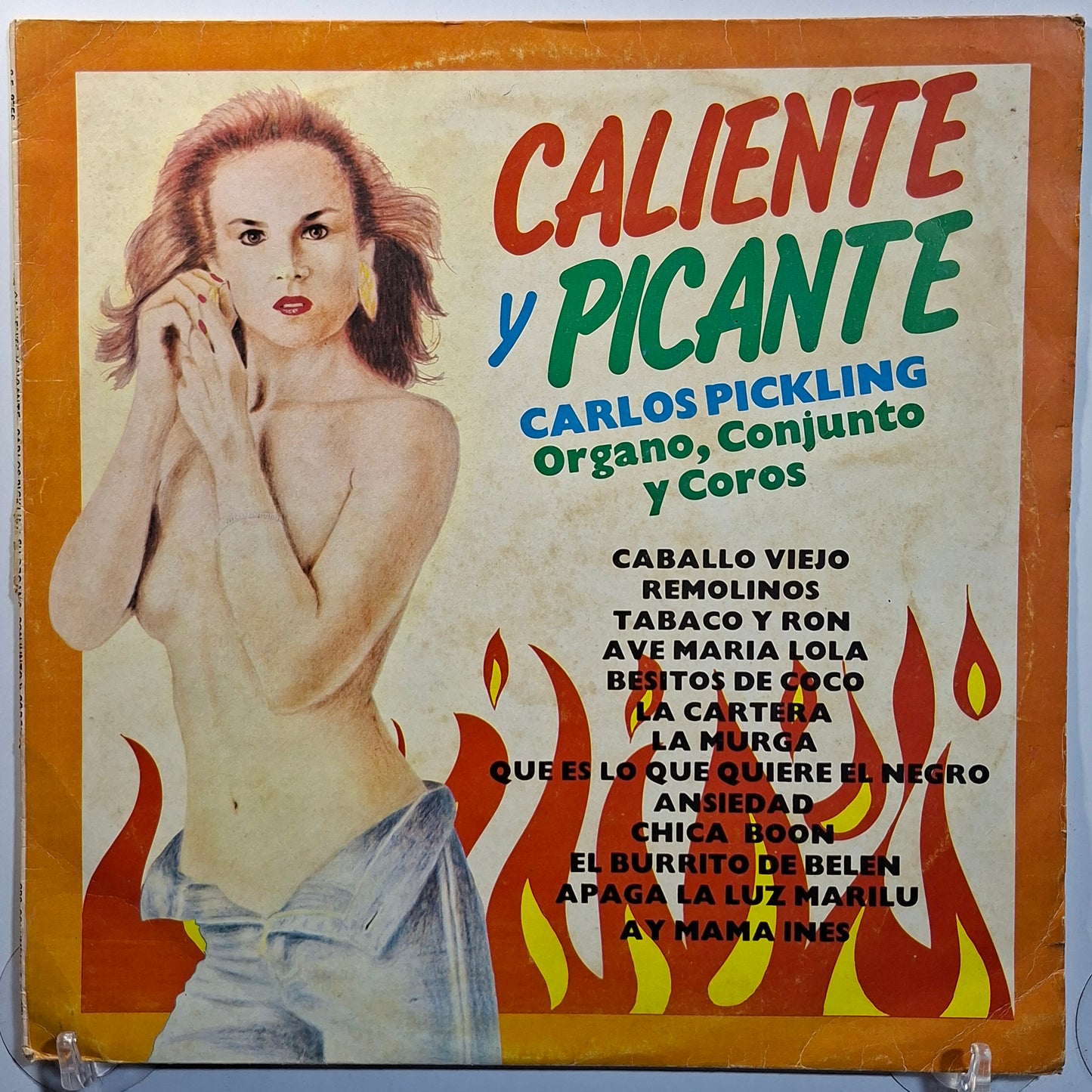 lp Carlos Pickling Caliente y picante made peru 1985 latin cumbia