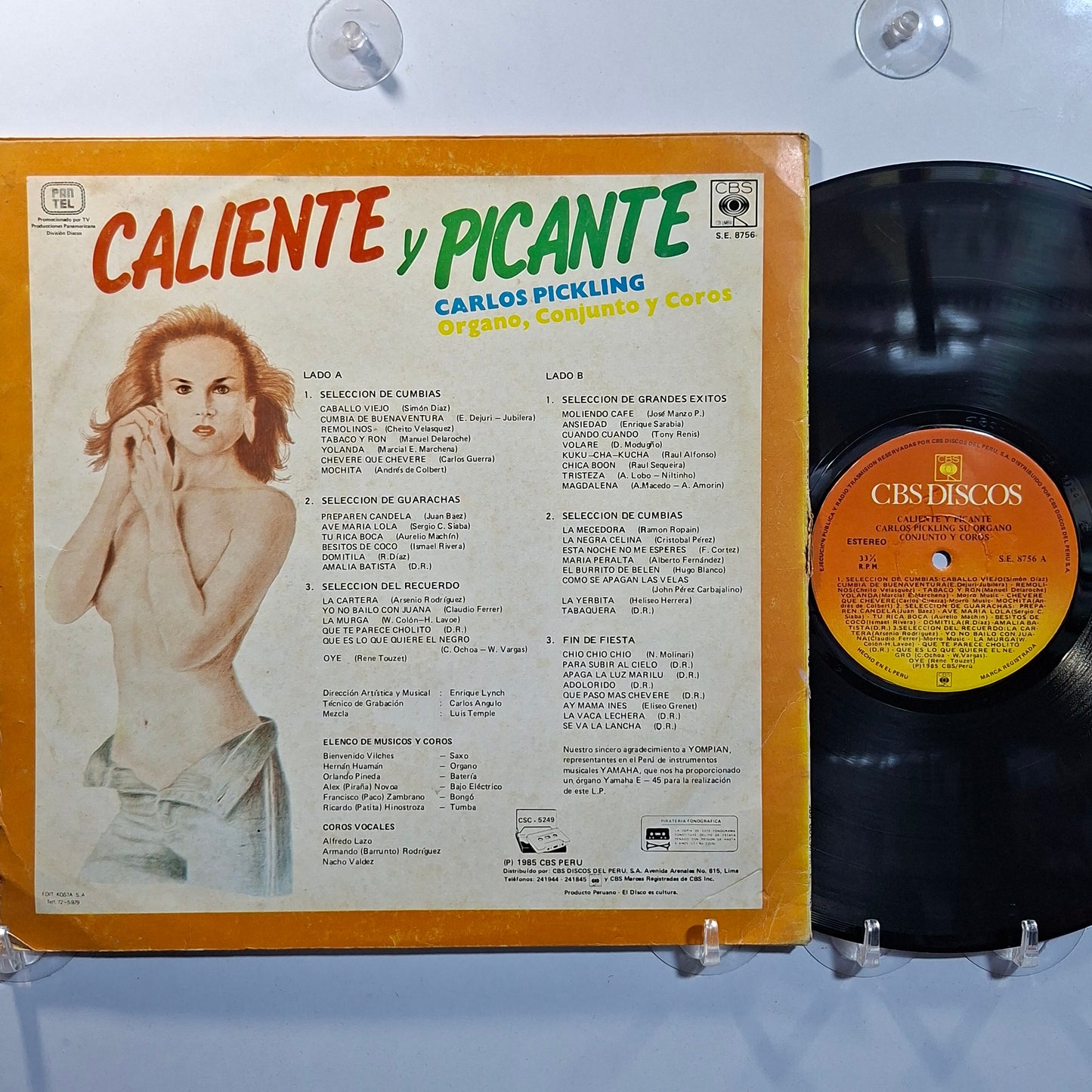 lp Carlos Pickling Caliente y picante made peru 1985 latin cumbia