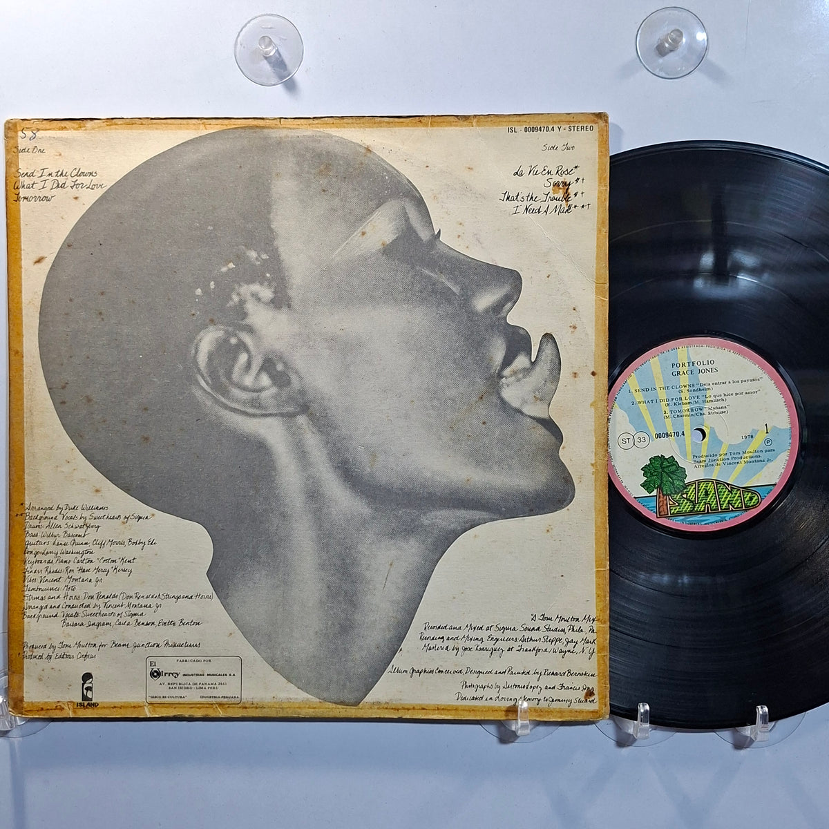 lp Grace Jones Portfolio made peru 1978 electronic pop