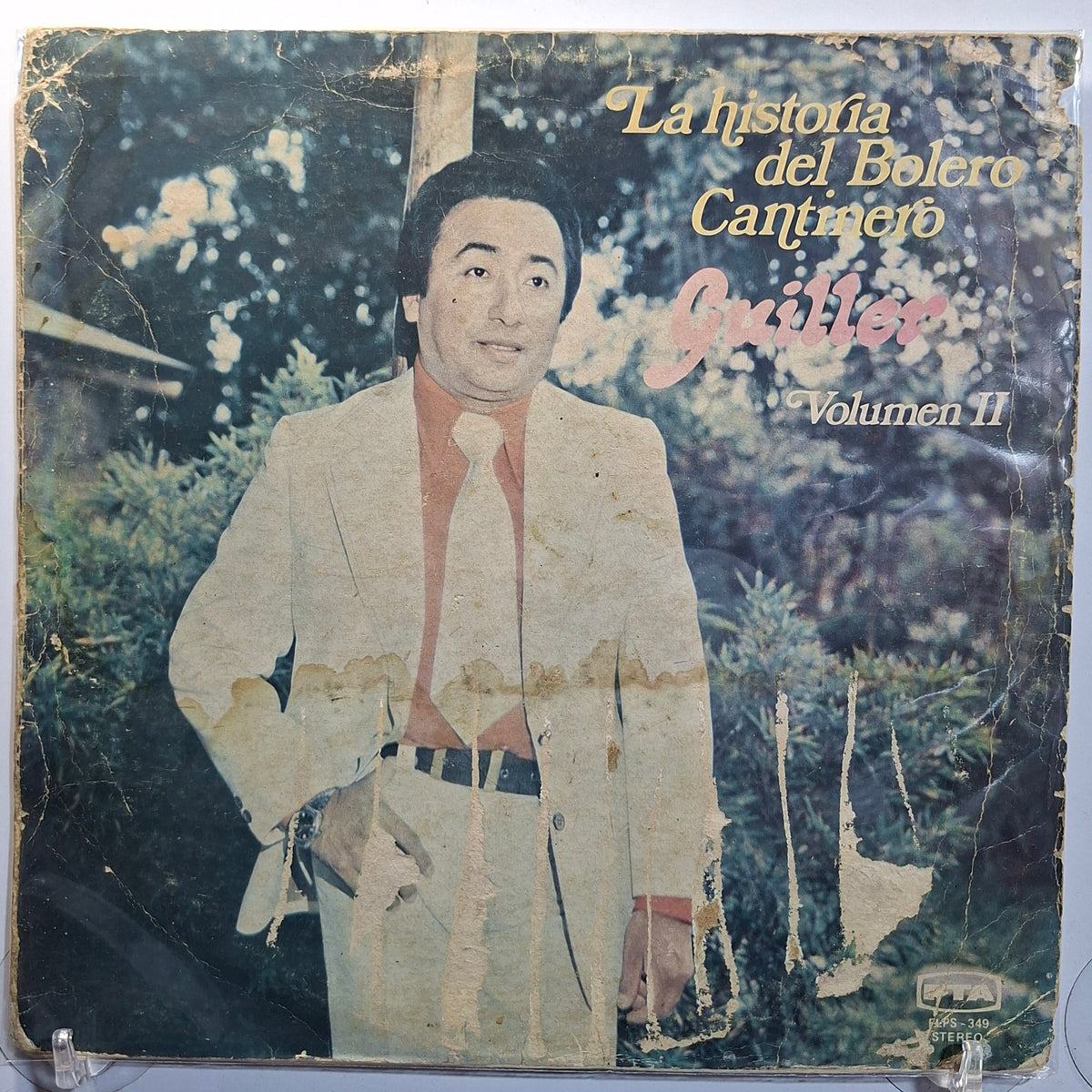 lp Guiller La Historia Del Bolero Cantinero Vol 2 made peru 1980 bolero