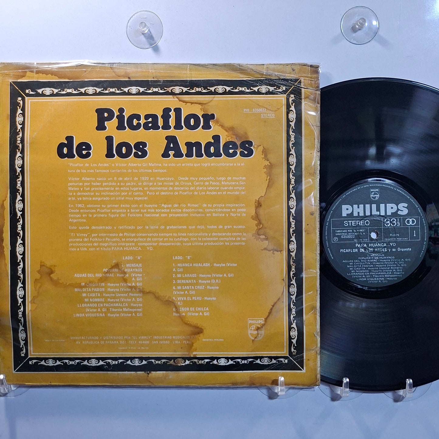 lp Picaflor de los Andes Para Huanca Yo made peru 1976 huayno folk