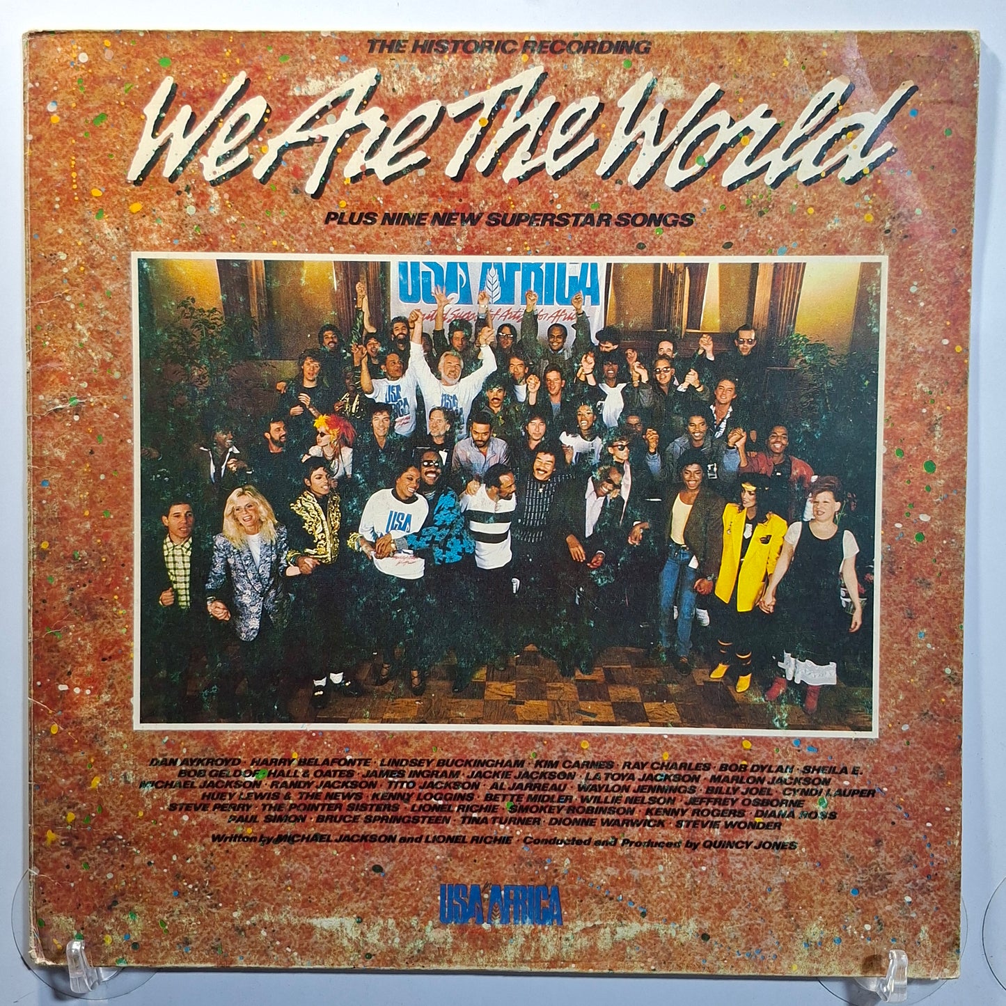 lp USA For Africa We Are The World made peru 1985 gatefold pop rock
