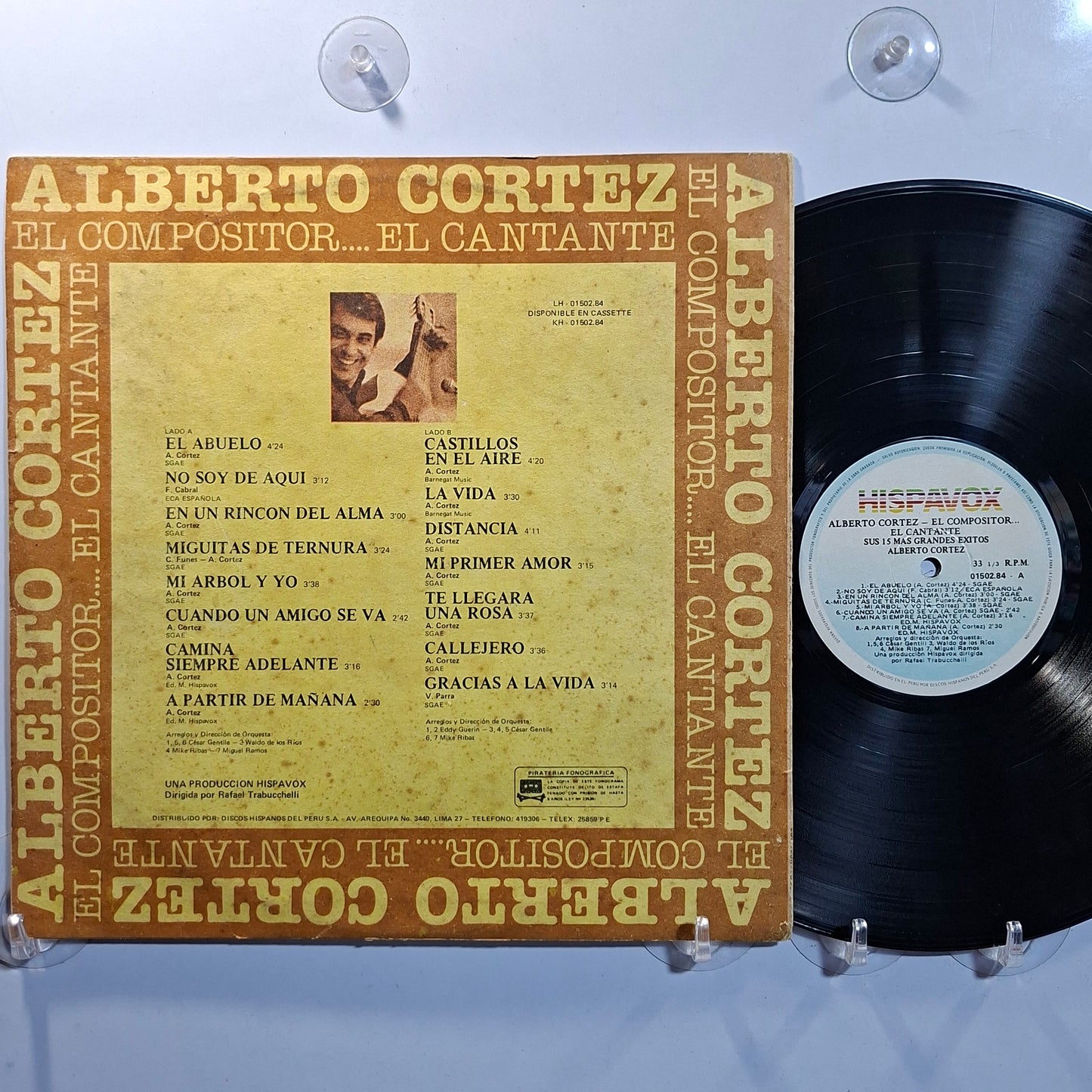 lp Alberto Cortez El compositor El cantante made peru 1981 latin pop