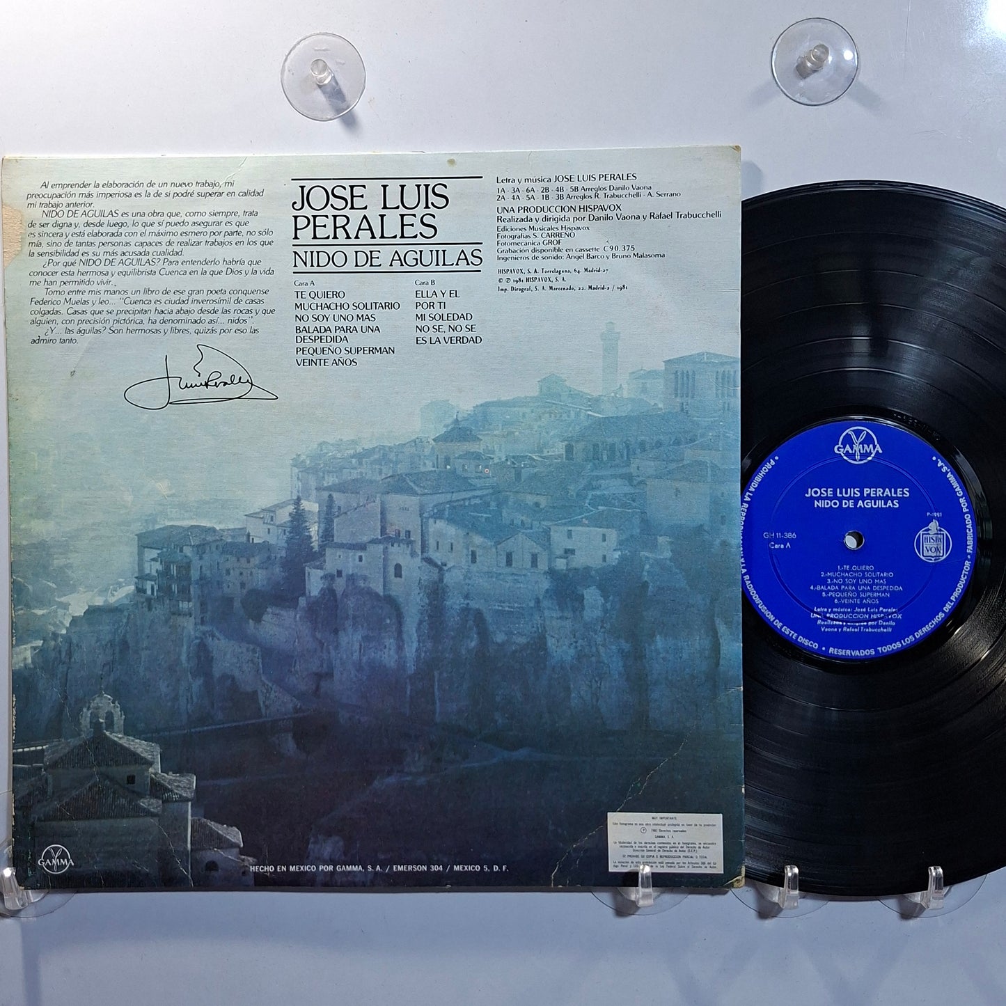 lp Jose Luis Perales Nido de Aguilas made mexico 1981 latin pop