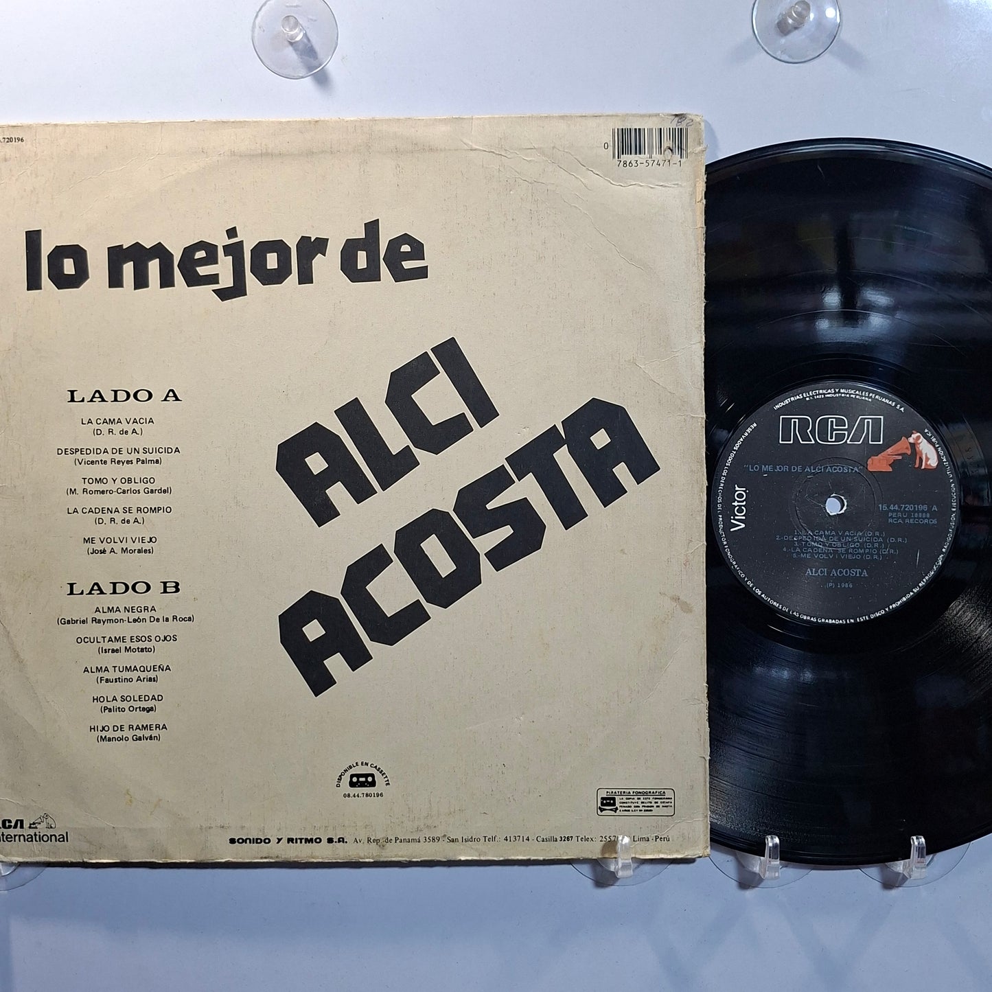 lp Alci Acosta Lo mejor de Alci Acosta made peru 1986 latin bolero
