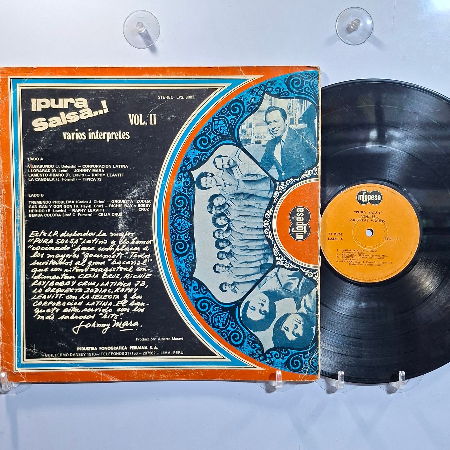 lp ¡Pura Salsa..! El Gran Combo Chico Cervantes La Conspiracion varios made peru 1980 latin salsa