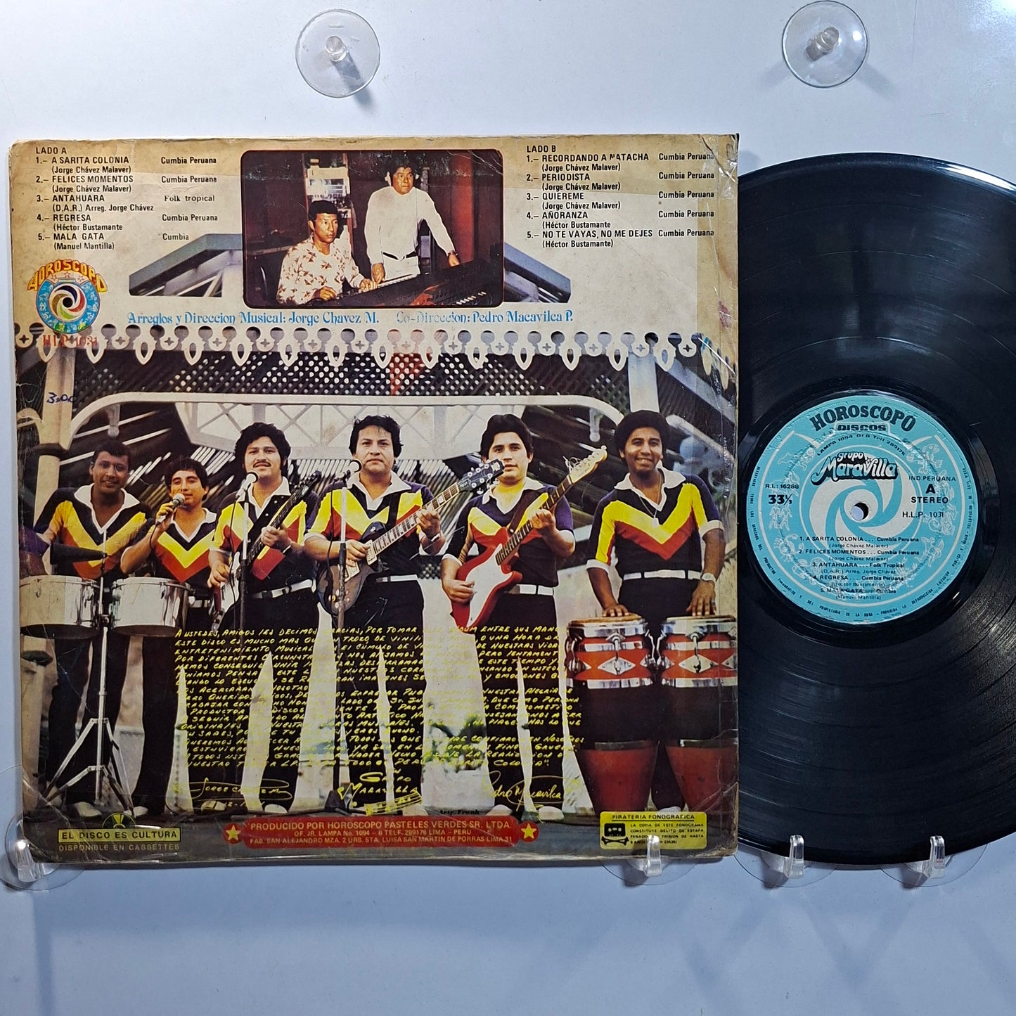 lp Grupo Maravilla A Sarita Colonia made peru 1983 latin cumbia