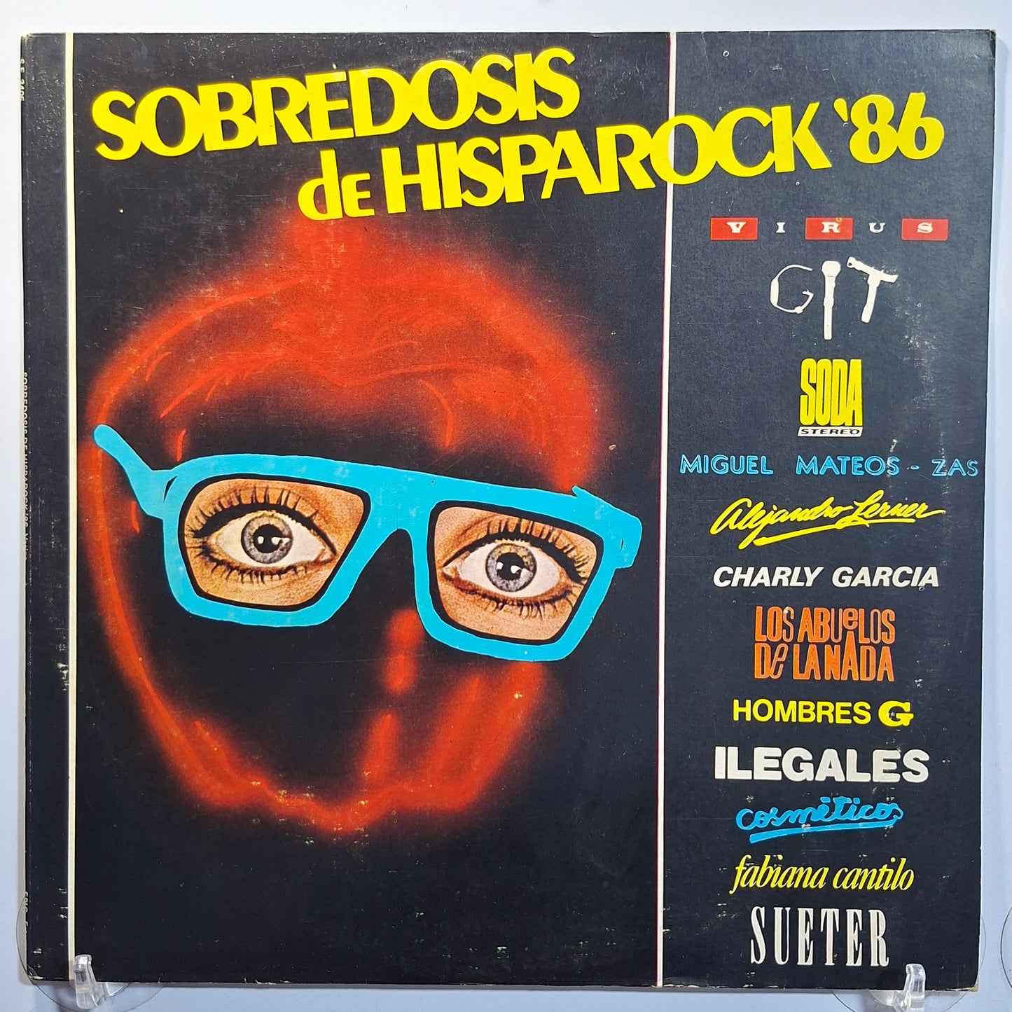 lp Sobredosis De Hisparock 86 virus git charlie garcia soda stereo varios made peru 1986 español rock