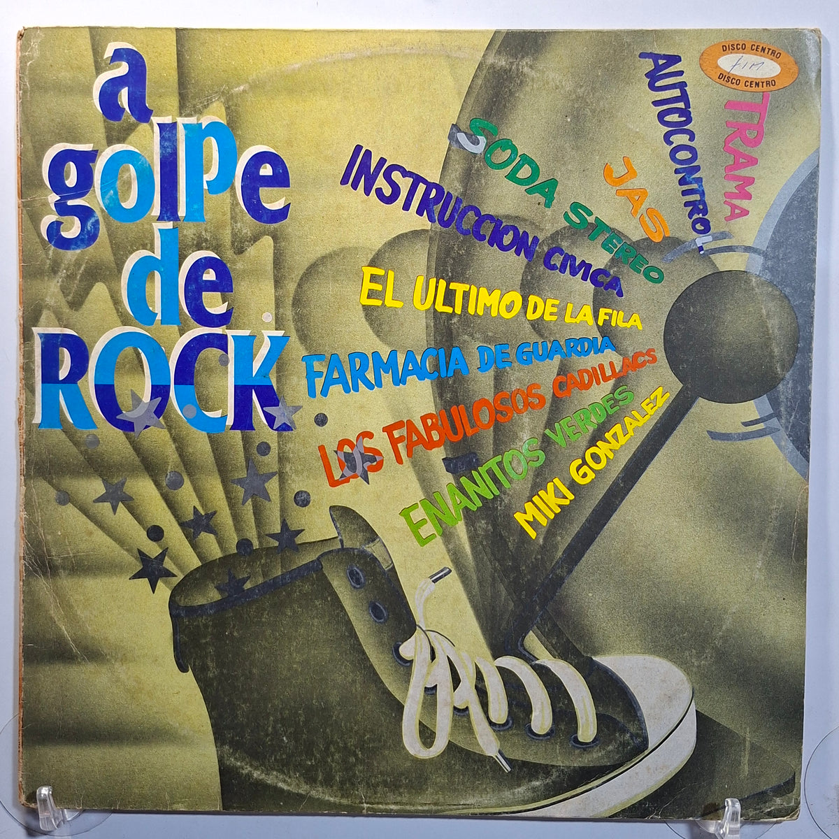 lp A golpe de rock jas miki gonzales fabulosos cadillacs soda stereo varios made peru 1988 latin pop rock