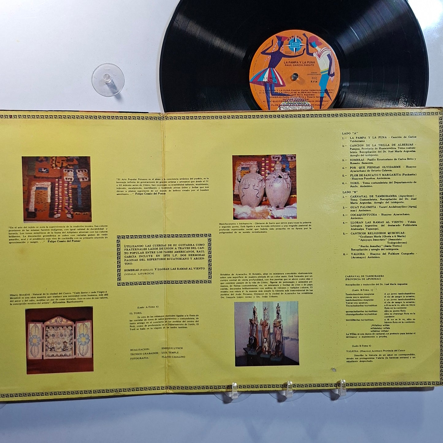 lp Dr Raul Garcia La Pampa Y La Puna made peru 1973 gatefold huayno folk
