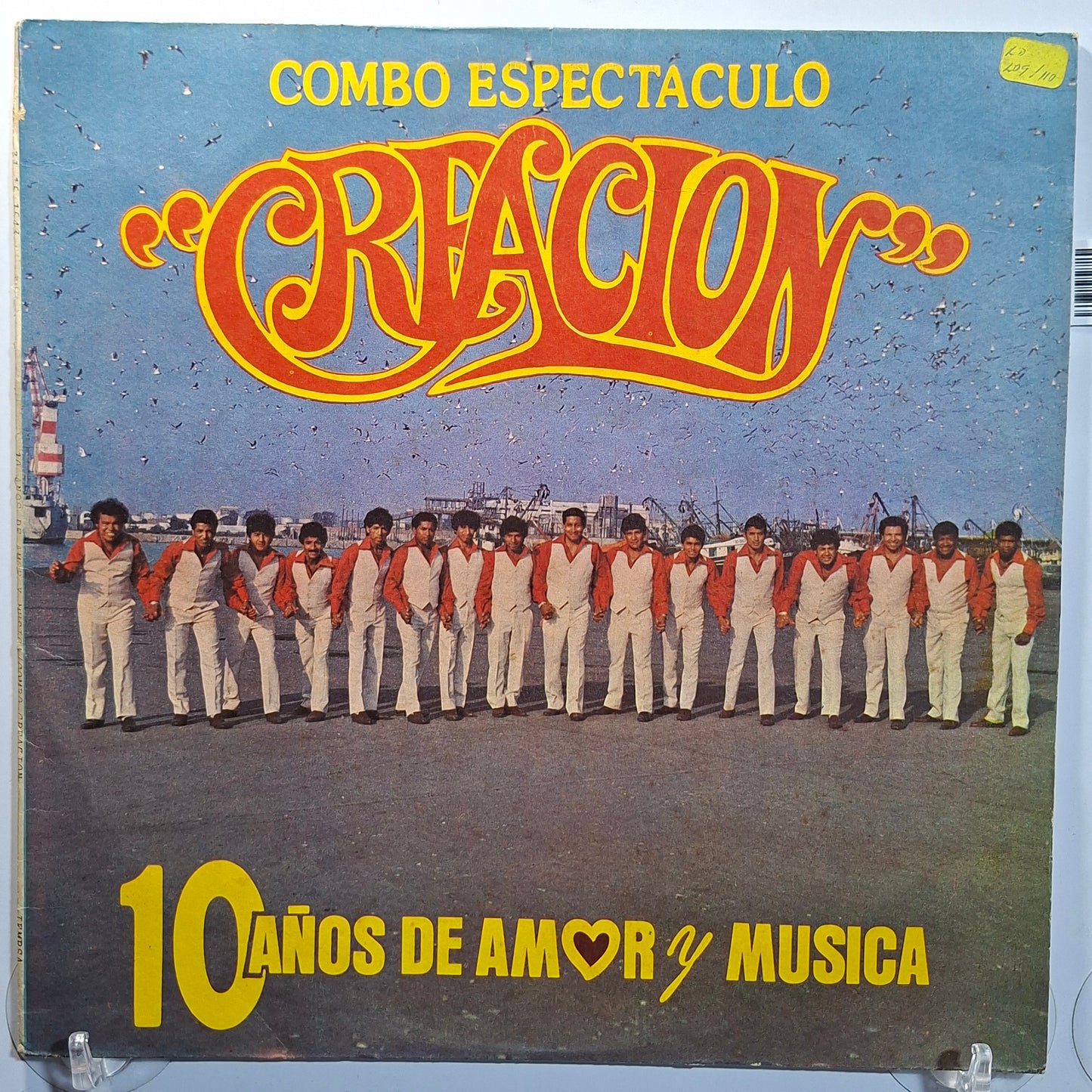 lp Combo Espectaculo Creacion 10 Años de Amor y Musica made peru 1987 salsa