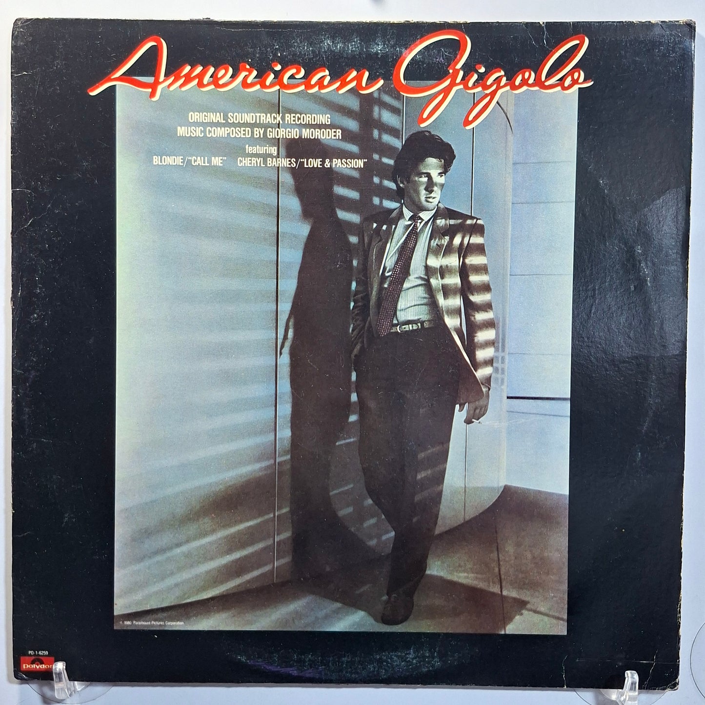 lp American Gigolo Blondie Giorgio Moroder Original Soundtrack Recording made usa 1980 soundtrack