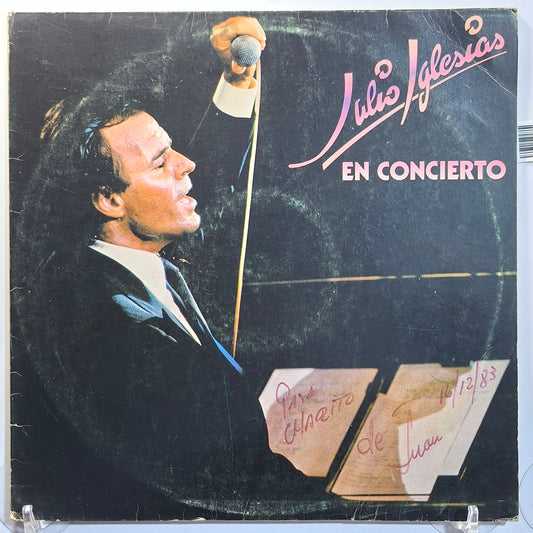 x2 lp Julio Iglesias en Concierto made peru 1983 gatefold latin pop