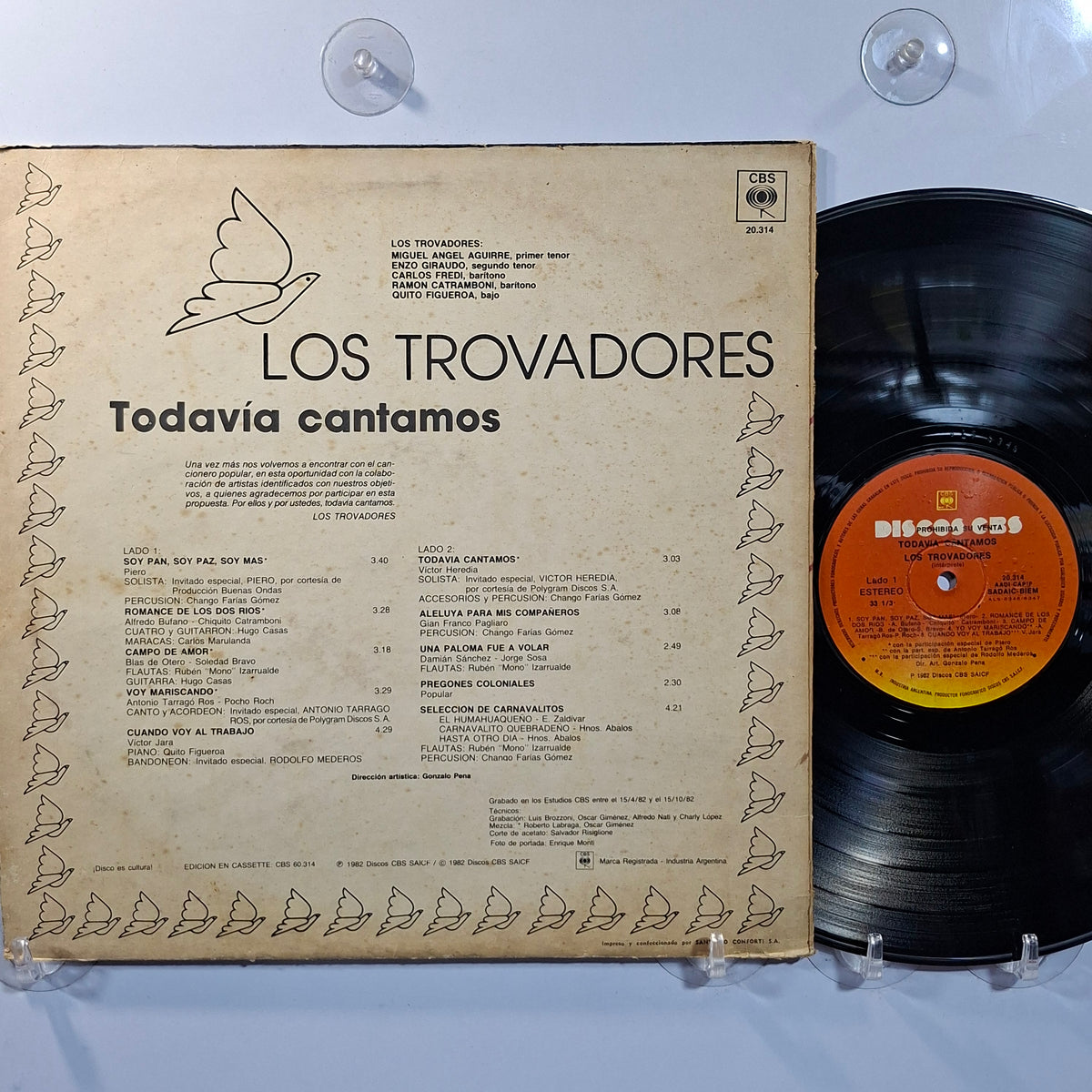 lp Los Trovadores Todavia Cantamos made argentina 1962 promocional latin folk