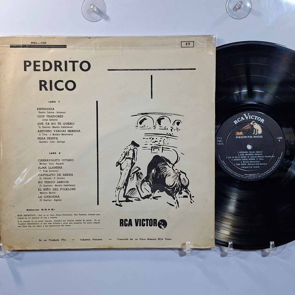 lp Pedrito Rico Pedrito Rico made peru 1963 flamenco folk