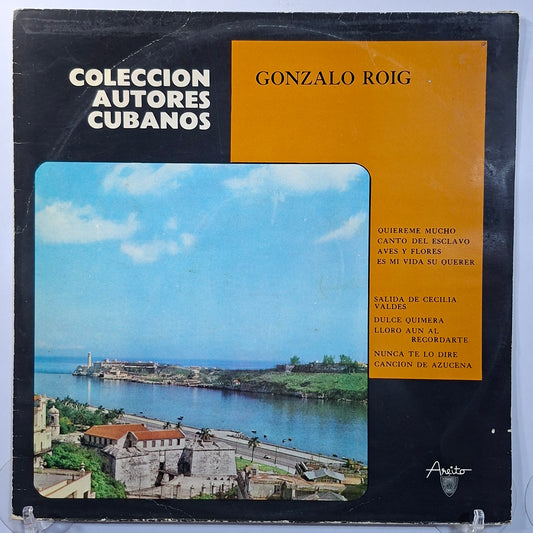 lp Gonzalo Roig Coleccion Autores Cubanos made cuba 1970 latin clasico