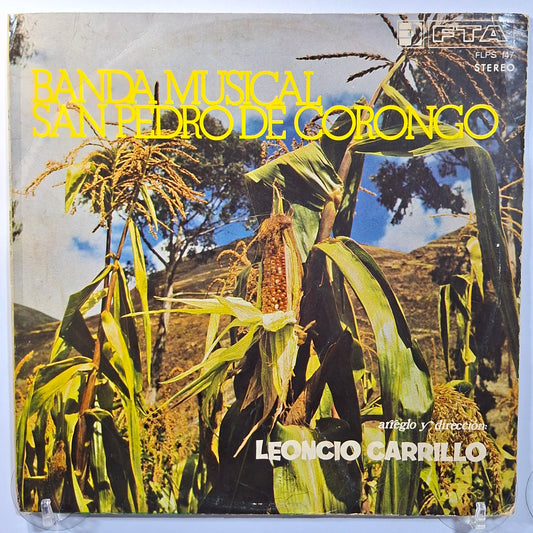 lp Banda Musical San Pedro de Corongo Banda Musical San Pedro de Corongo made peru 1973 banda andean folk