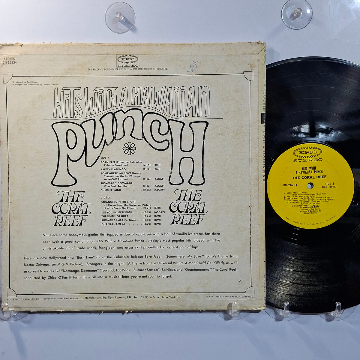 lp The Coral Reef Hits With A Hawaiian Punch made usa 1967 pacific folk