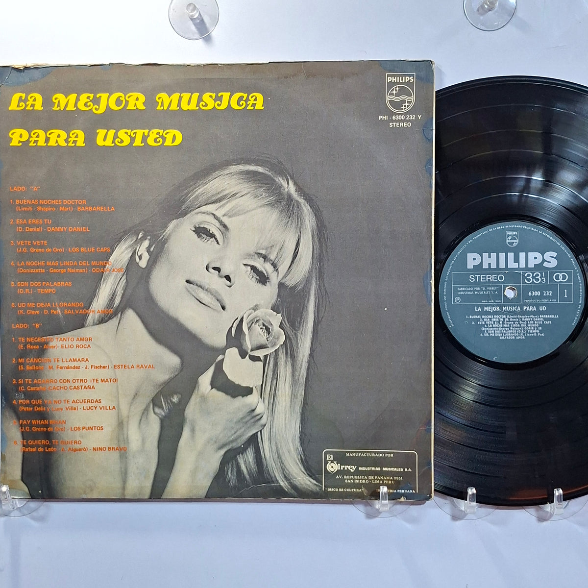 lp La Mejor Musica Para Ud Nino Bravo Los Puntos Los Blue Caps varios made peru 1976 latin pop
