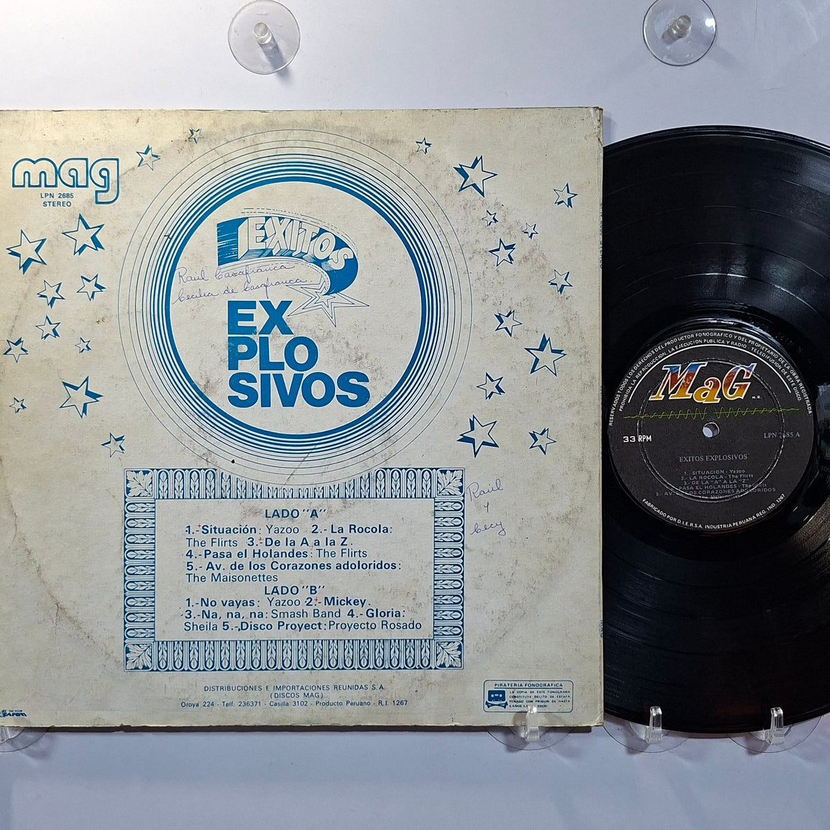 lp Exitos Explosivos Yazoo Smash Band The Flirts Musical Youth varios made peru 1982 euro pop new wave reggae