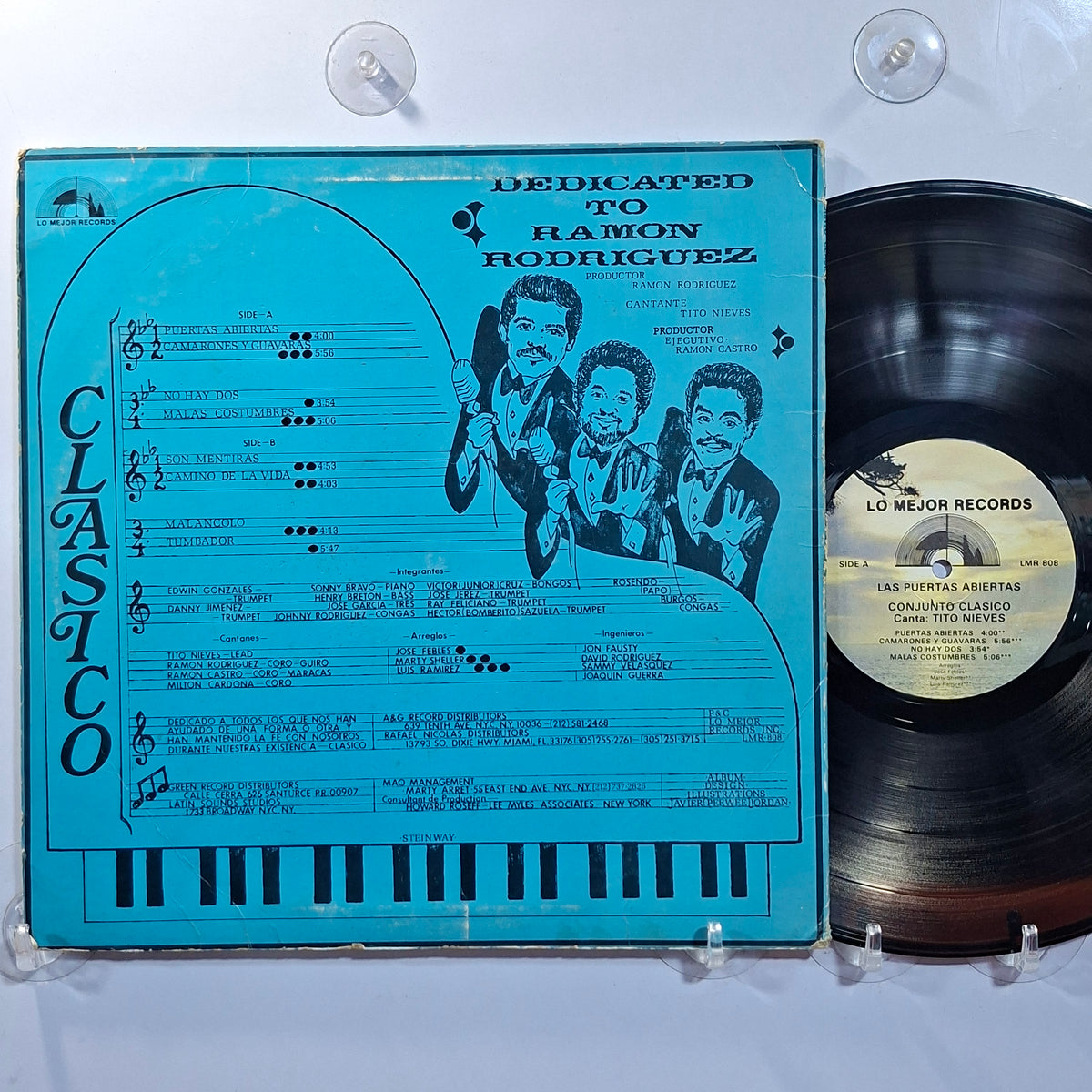 lp Conjunto Clasico Las Puertas Abiertas Canta Tito Nieves made usa 1983 son salsa