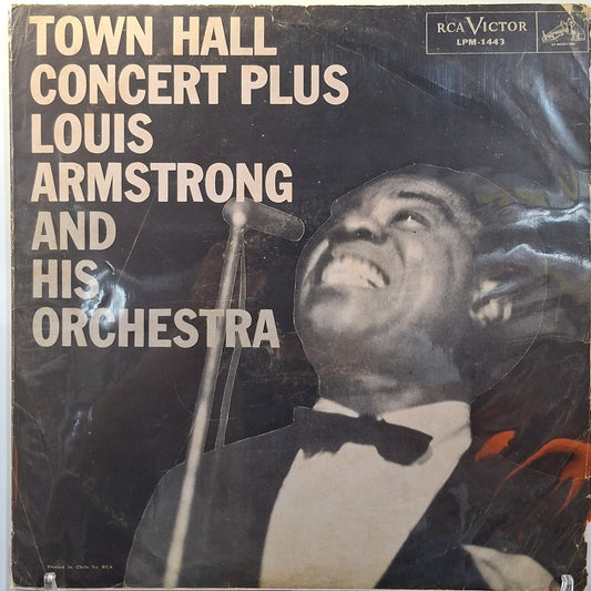 lp Louis Armstrong And His Orchestra Town Hall Concert Plus made chile 1966 jazz