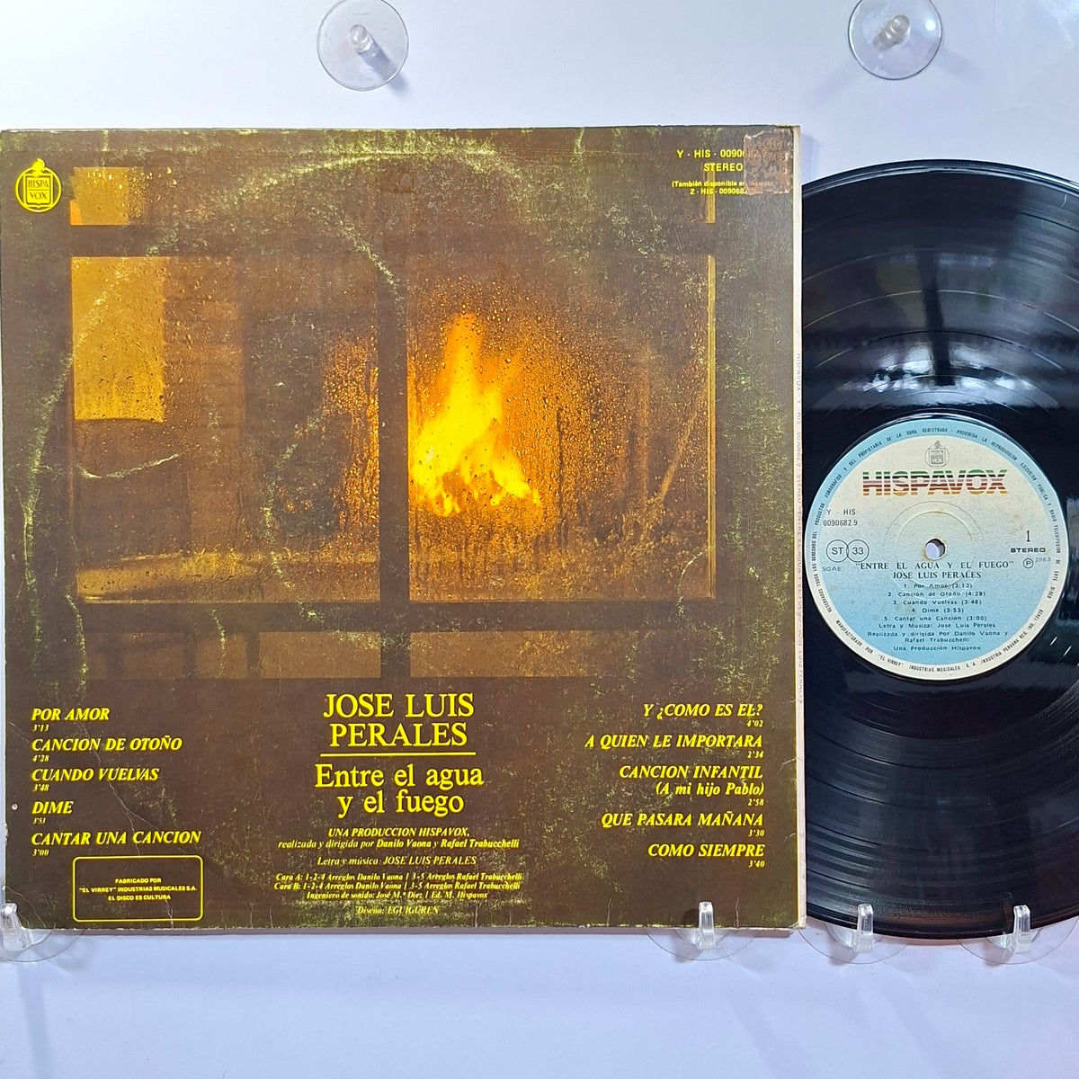 lp Jose Luis Perales Entre El Agua Y El Fuego made peru 1982 latin pop