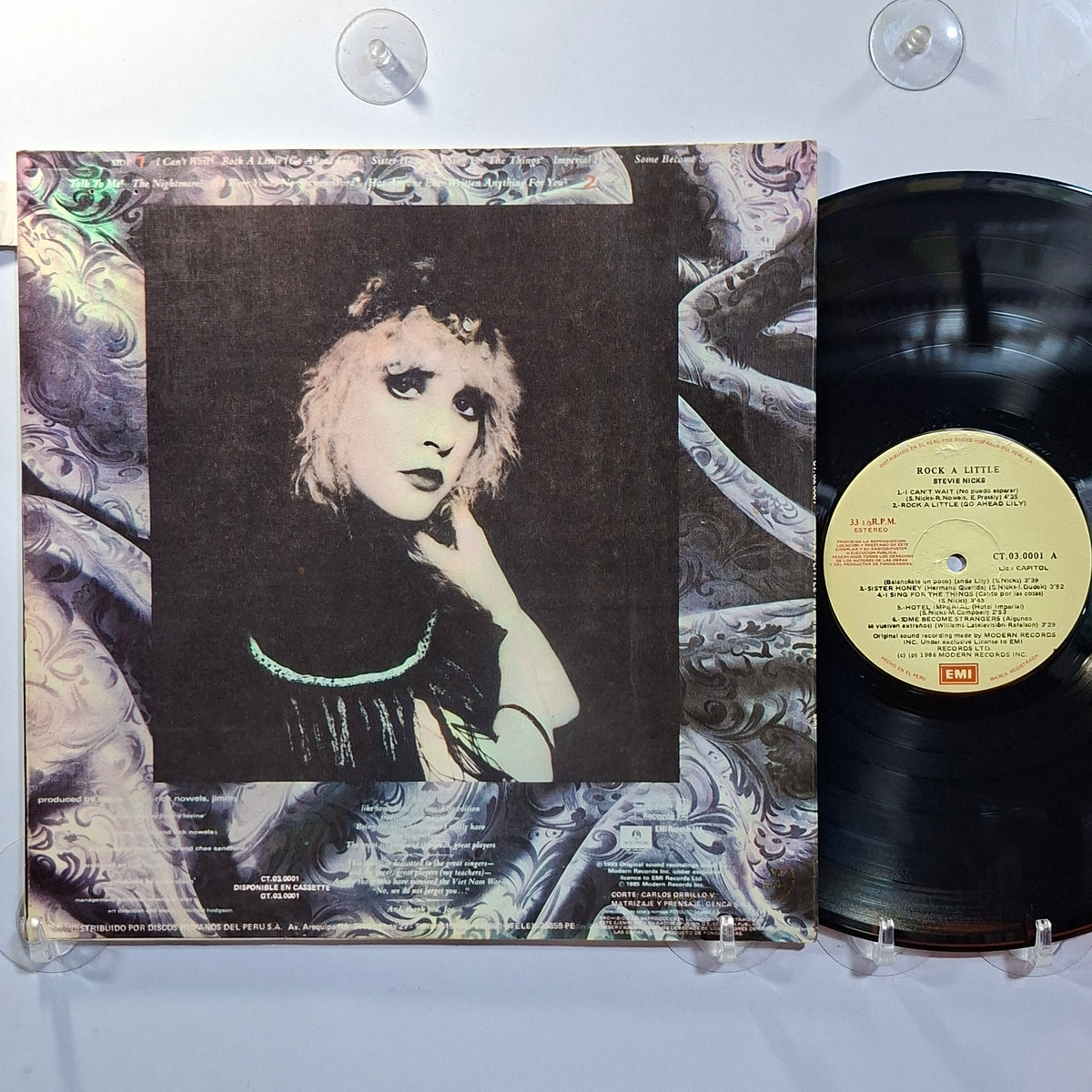 lp Stevie Nicks Rock A Little made peru 1985 rock pop