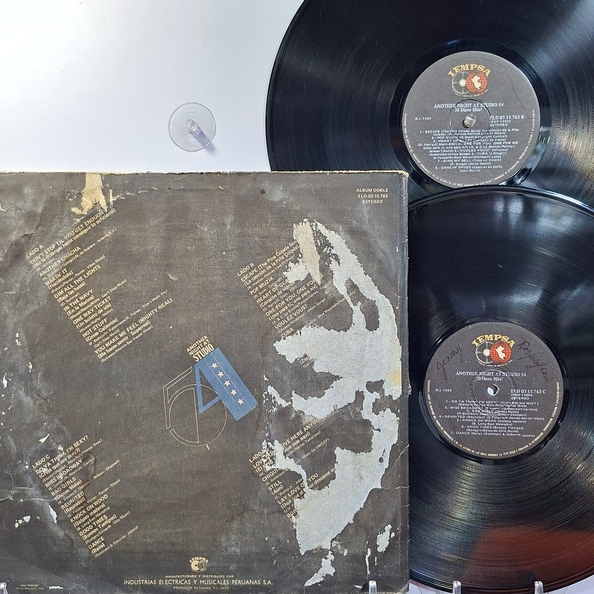 x2 lp Another Night At Studio 54 30 Disco Hits michael jackson abba village people varios made usa 1980 funk disco