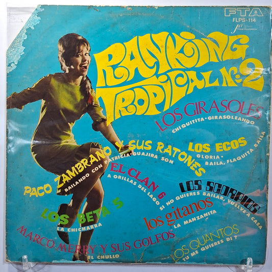 lp Ranking Tropical No 2 Paco Zambrano Y Sus Ratones Los Girasoles Los Ecos varios made peru 1972 latin cumbia