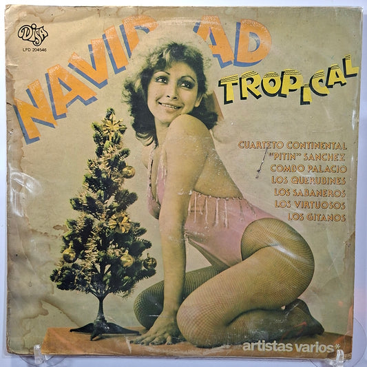 lp Navidad Tropical Oscar Pitin Sanchez Cuarteto Continental Los Virtuosos De La Salsa varios made peru 1982 cumbia salsa