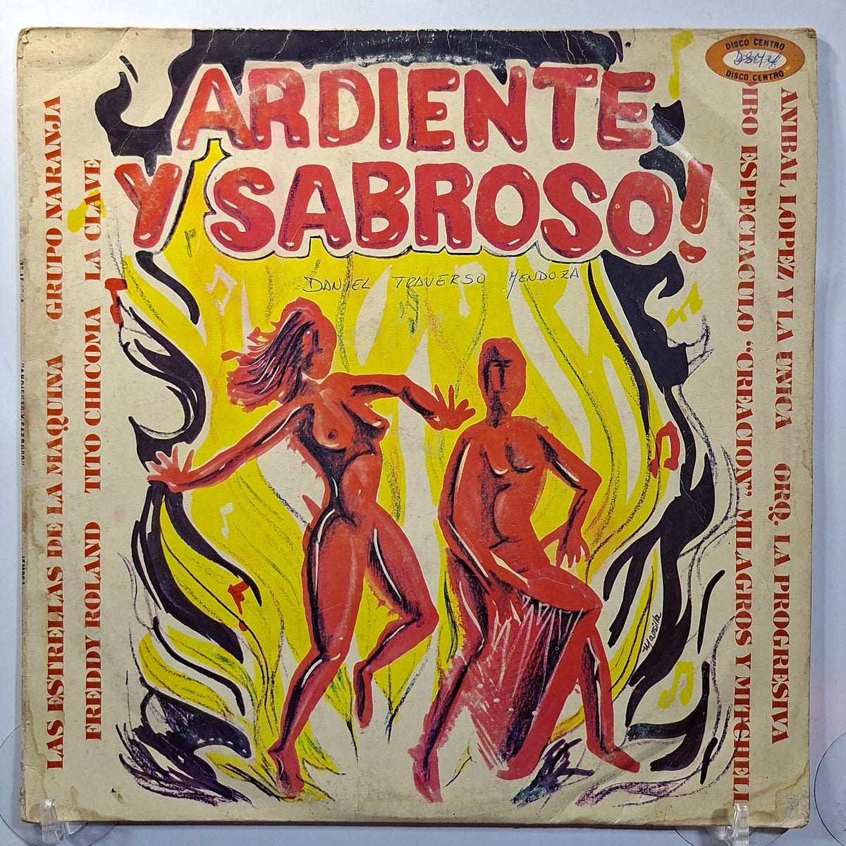 lp Ardiente Y Sabroso Las Estrellas De La Maquina Orquesta La Progresiva Combo Espectaculo Creacion Grupo Naranja varios made peru 1988 salsa