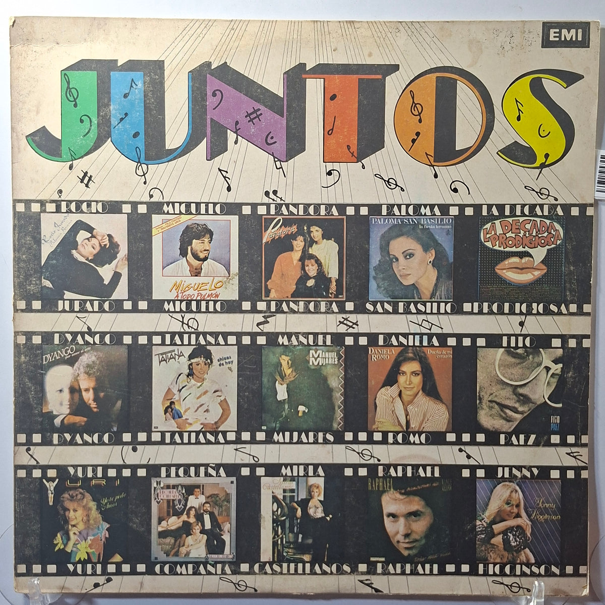 lp juntos fito paez pandora daniela romo varios made peru 1986 latin pop