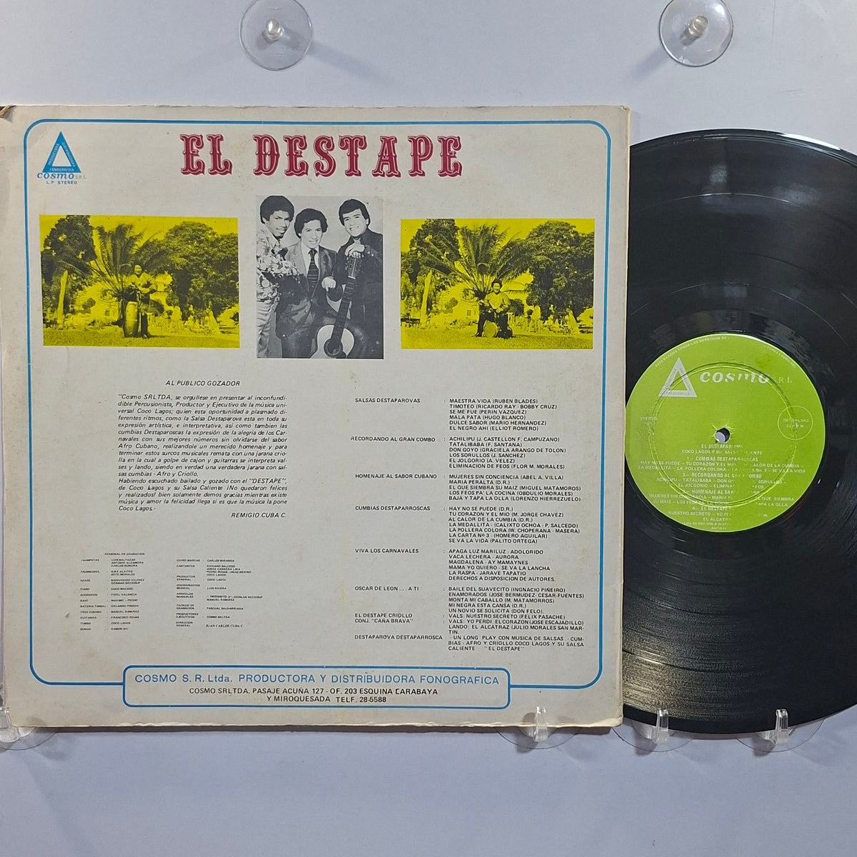lp Coco Lagos Y Su Salsa Caliente El Destaparitmo made peru 1980 cumbia salsa