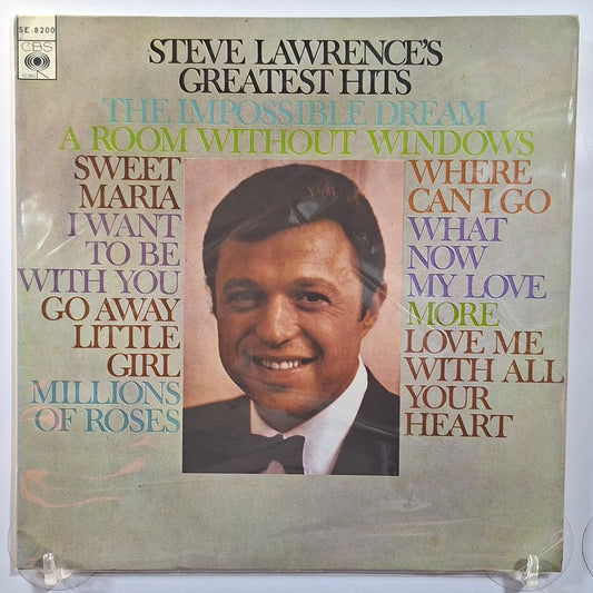lp Steve Lawrence Steve Lawrence's Greatest Hits made peru 1981 vocal rock pop